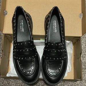 Women's Black Loafers
